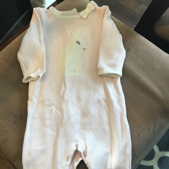 Janie and Jack knit romper sz 3-6 months EUC - Picture 2 of 2